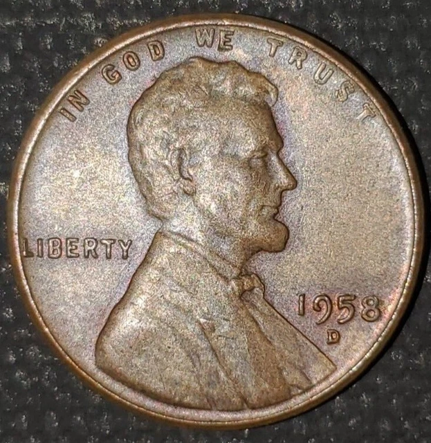 1958-D Double Date Error Lincoln Wheat Penny