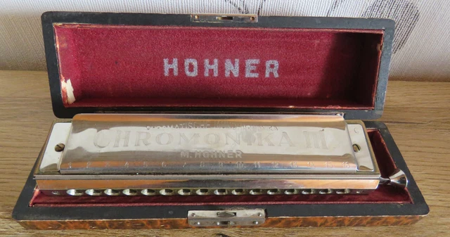 HOHNER : Chromonika III Harmonica C En Original Coffret