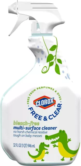 Clorox Free & Clear Bleach-Free Multi-Surface Spray Bottle Cleaner - 32oz,...