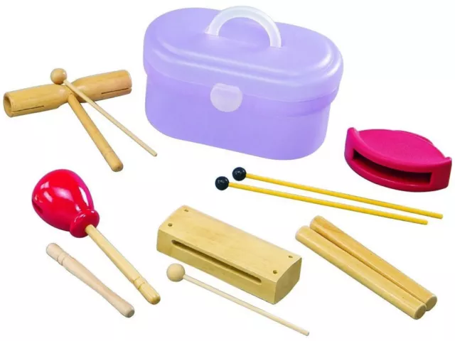 Peace PSB5 Set Percussioni Set 5 Strumenti Didattici percussioni per bambini did