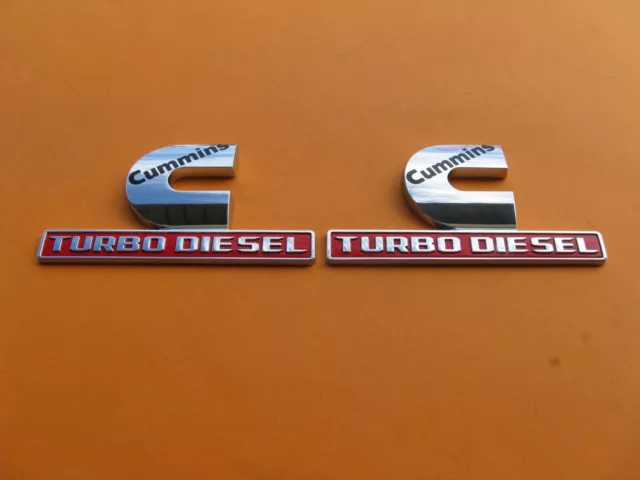 Dodge Ram Turbo Diesel Cummins Side Fender Door Emblem Logo Badge Sign A34190