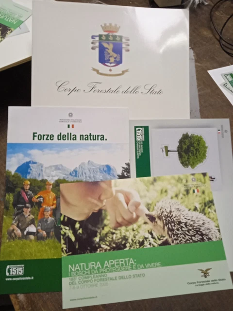 corpo forestale dello stato cartellina propaganda promozionale