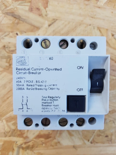 ⚡⚡ LIVE TESTATO ⚡⚡ MK LN5760 60A AMP 30mA RCD TIPO AC.............
