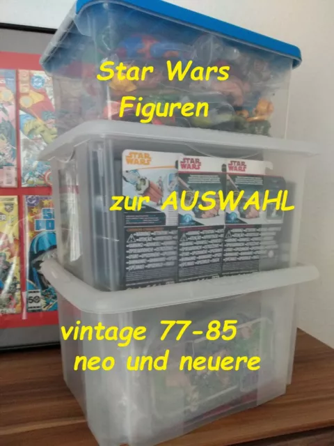 💥Auswahl Star Wars vintage Figuren Kenner Hasbro NEU OVP MOC Sammlung ab 1977