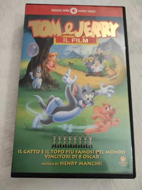 Cassette VHS Tom & Jerry Il Film 1993 Animation Musique De Henry Mancini