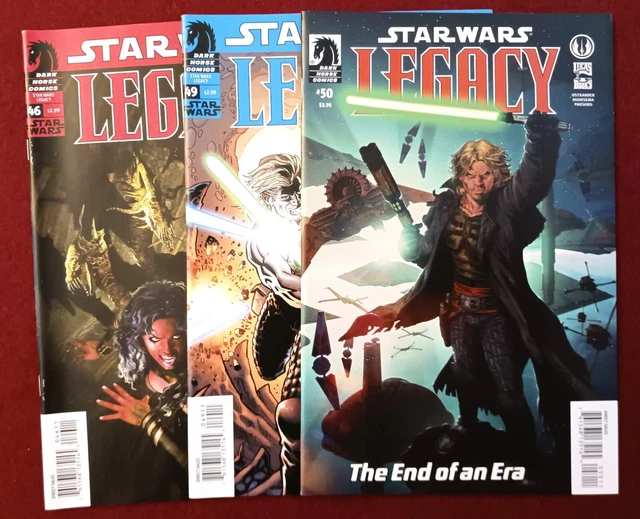 Star Wars Legacy 46 49 & 50 final issues lot of 3 Dark Horse 2010
