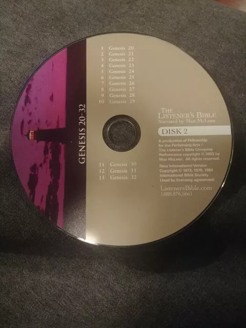 Listeners Bible CD replacment for lost disc.