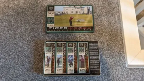 Tiger Woods collector series 2 of 4, year 2000 129th open championship