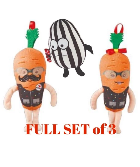 KEVIN THE CARROT 2024 Full Set Of Plush Toys 2024 Christmas Advert £49.