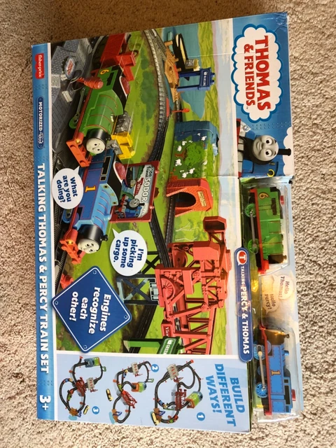 THOMAS & FRIENDS Talking Thomas and Percy Train Set Complete Boxed £40. ...