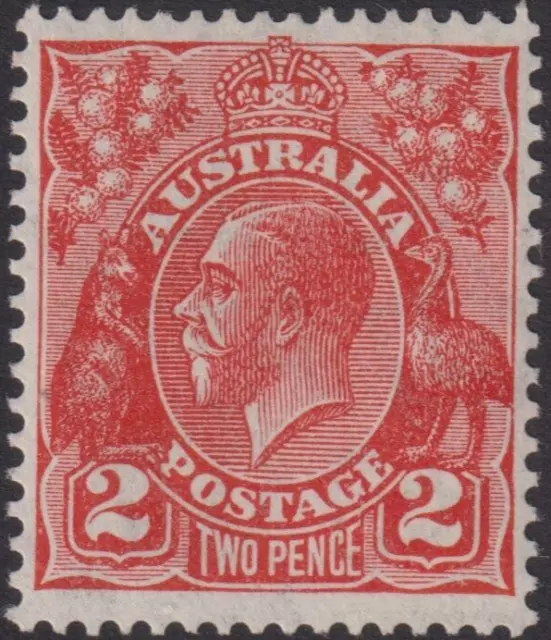 KGV 1931 SG127  2d golden scarlet shade,  very fine unused (LMM)  a lovely stamp