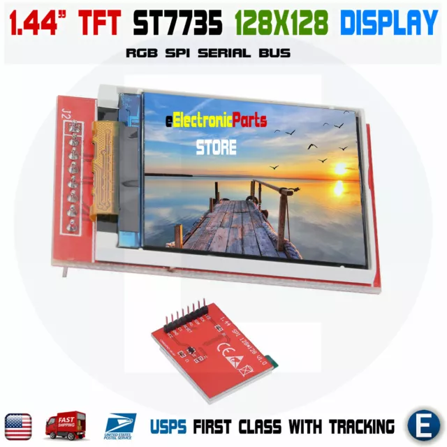 1.44" LCD SPI 128x128 Color TFT LCD Display Module ST7735 replace Nokia 5110