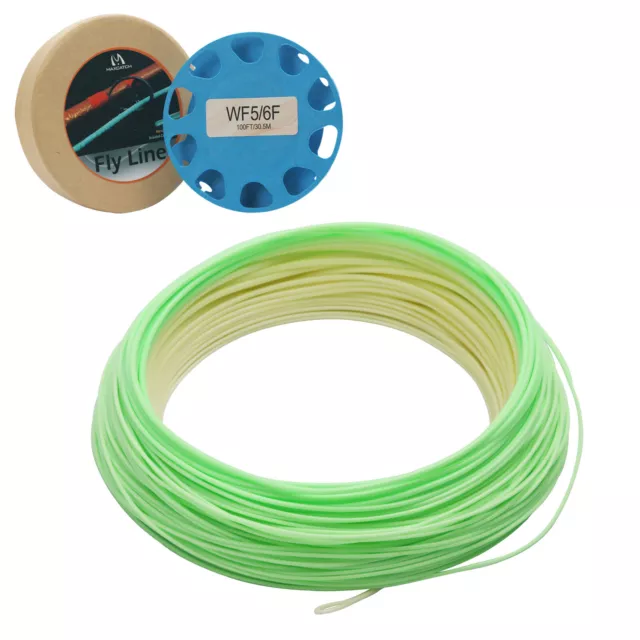 Maxcatch Fly Fishing Line WF2/3/4/5/6/7/8F Weight Forward Floating 4  Colours 