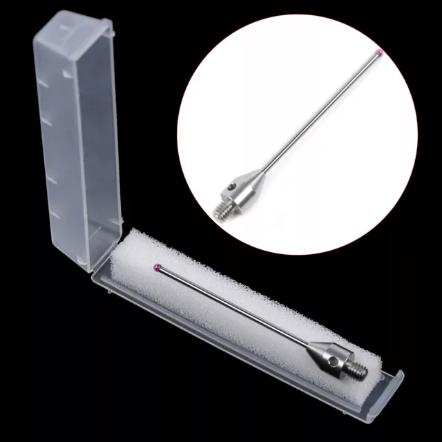 50mm Contact Probe 2mm Ruby Ball M4 Threaded Long Stylus Tungsten Carbide Stem