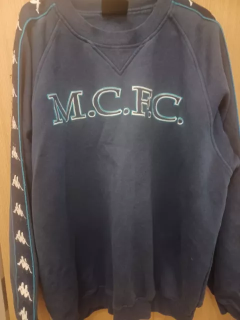 Manchester City Kappa Sweatshirt 1997-99, Size XL