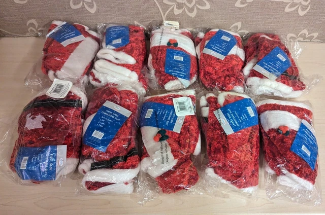Joblot Of 10 X First Baby 3Pc Christmas Suit. Ideal For Dolls & Teddy Bears.
