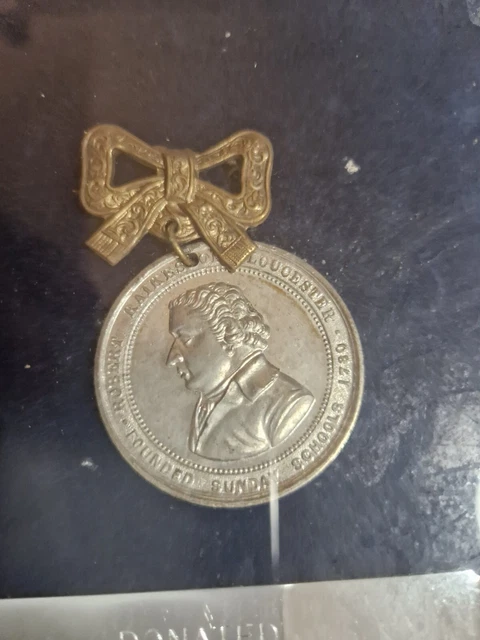 Centenary Of Sunday Schools 1880. Robert Raikes Medal