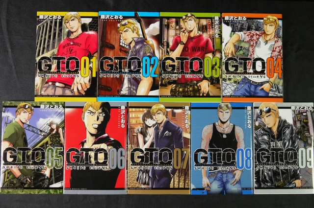 JAPAN TOHRU FUJISAWA manga Great Teacher Onizuka"GTO Shonan 14 Days"1~9