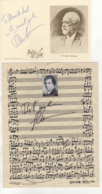 Lot 2 Elmar Oliveira signed items award winning violinist