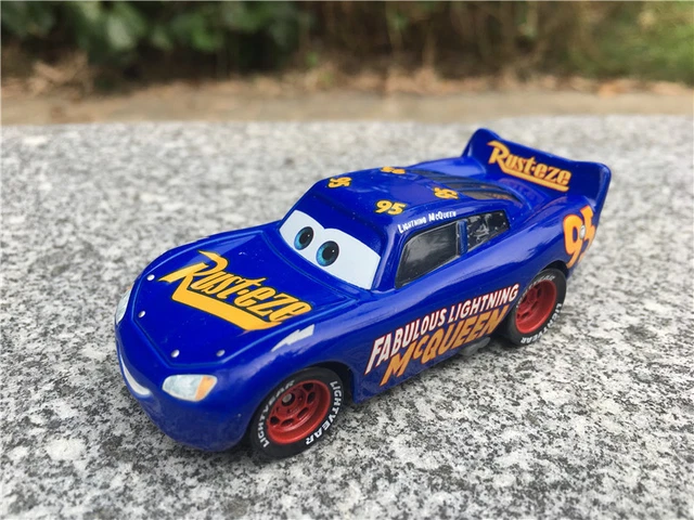 DISNEY PIXAR CARS 3 Fabulous McQueen 1:55 Metal Diecast Toy Car New ...