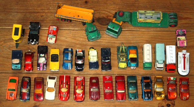 Matchbox Lesney N°34 – Bus VW Combi Bulli Ancien, Métal Bleu (5,5 Cm)