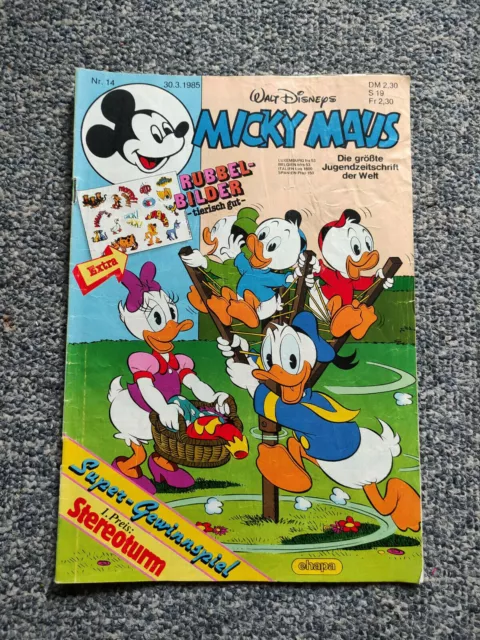 Walt Disneys Micky Maus Heft Nr. 14/30.3.1985 - ohne Extra