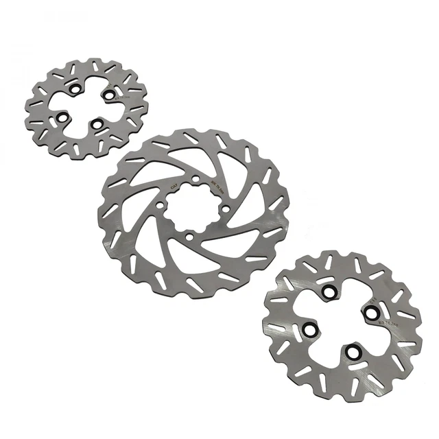 2005 Yamaha Raptor 660 YFM660 Front & Rear RipTide Brake Rotor Discs x3