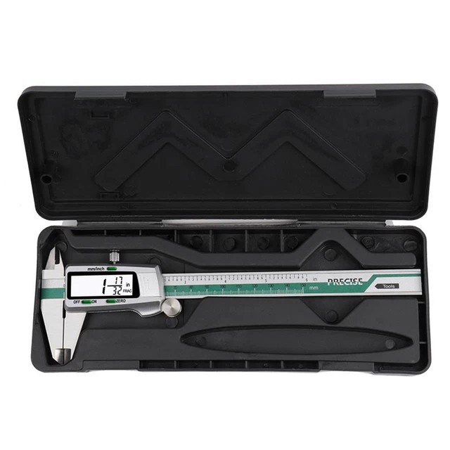 LCD DISPLAY MM/INCH Digital Vernier Caliper Gauge Micrometer Measuring ...