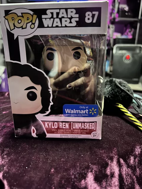 Funko Pop! Vinyl: Star Wars - Kylo Ren - (Unmasked) - Walmart (Exclusive) #87