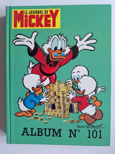 journal de Mickey reliure album 101 1982 TBE Walt Disney
