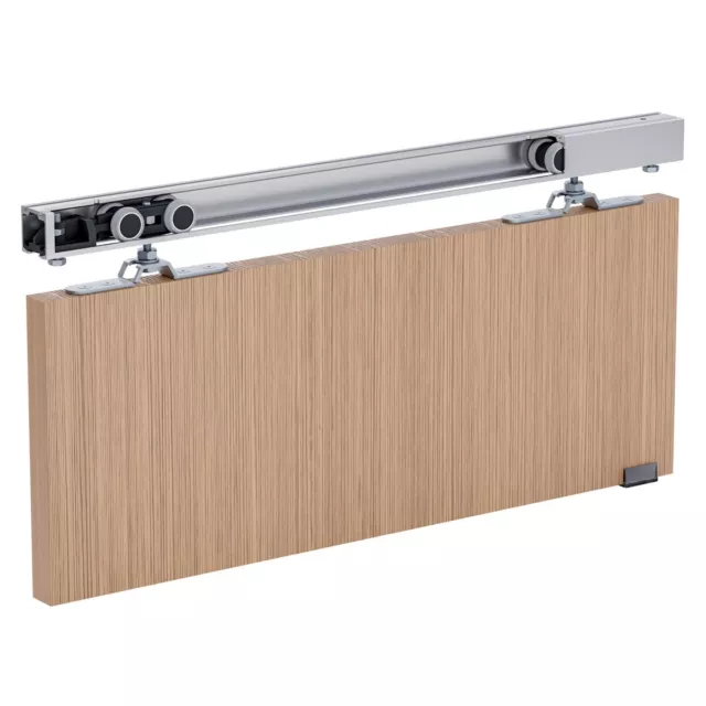 Sliding Door Track Gear System 120kg - 2000mm - Heavy Duty Top Hung Kit Set