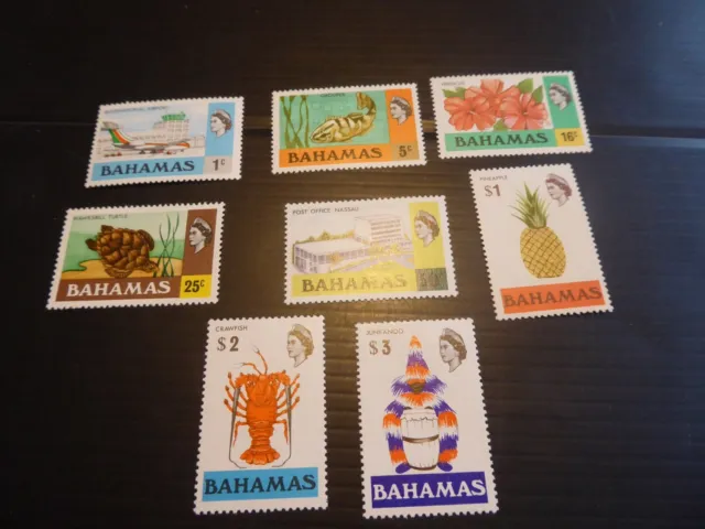 Bahamas  1978 Sg 518-525 No Wmk Definitives Mnh