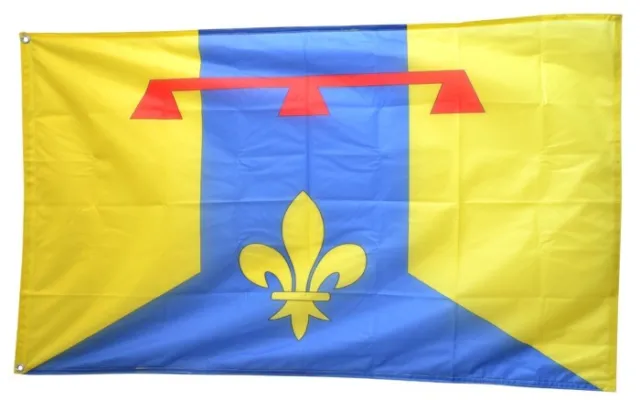 Fahne Flagge Frankreich Bouches-du-Rhône PREMIUM QUALITÄT Hissflagge 90x150cm