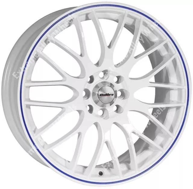 17" White Motion Alloy Wheels Fits Citroen C2 C3 C4 DS3 DS4 DS5 Xsara 4x108