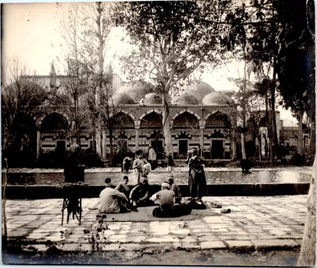 Syrie, Damas, hospice Sulaymaniyah Vintage print,  Tirage argentique  10X15