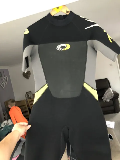 OSPREY wetsuit, colour yellow, mens shorty 38” size M