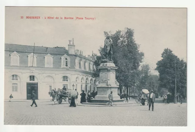 BORDEAUX - Gironde - CPA 33 - l' Hotel de la Marine place de Tourny