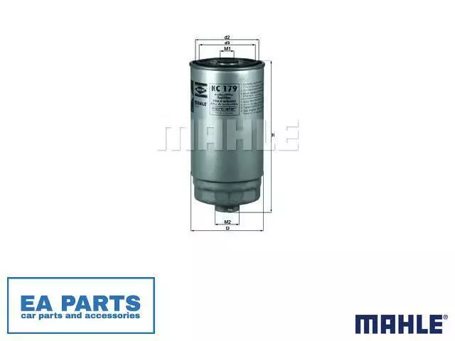 Fuel filter for FIAT KIA MAHLE KC 179