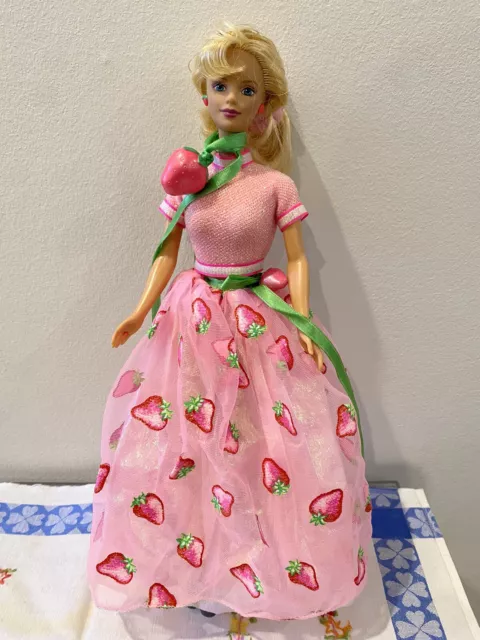 1991 Barbie Doll Twist Body Strawberry Costume