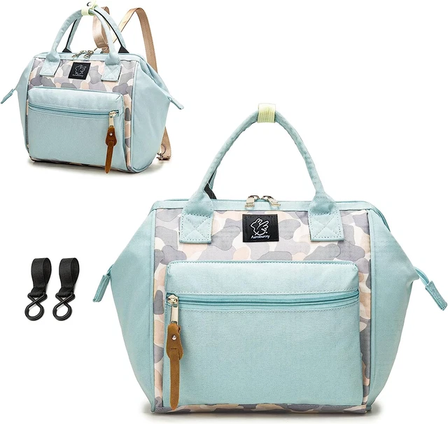Small Diaper Bag Tote Mom Dad  Mini Diaper Bag Backpack Mommy Insulated Pocket