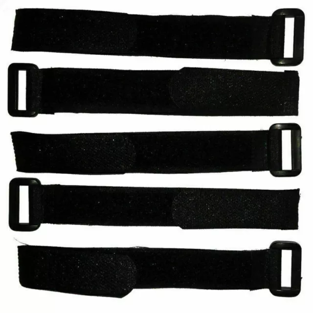 5stk Klettbänder Klettband Schlaufenband Klettverschluss Klettkabelbinder