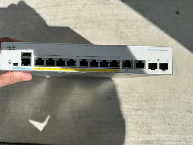Cisco CBS350-8FP-2G 8 Port Managed Ethernet Switch
