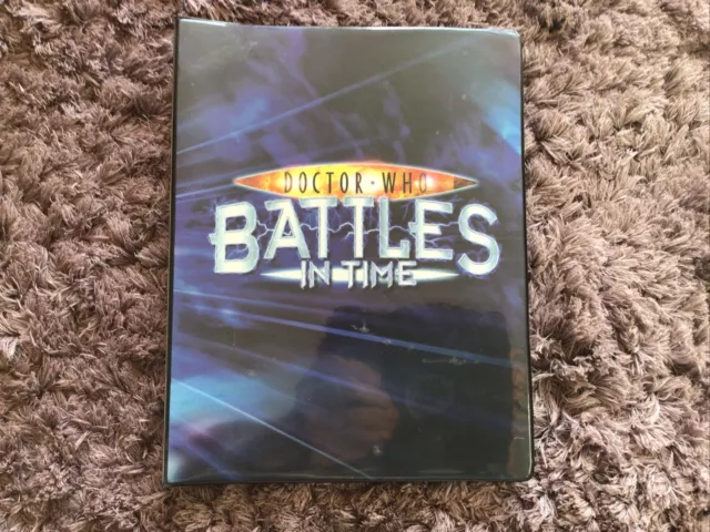 Dr Doctor Who Battles in Time Album With 170 Cards In Ultra Rare ,Rare