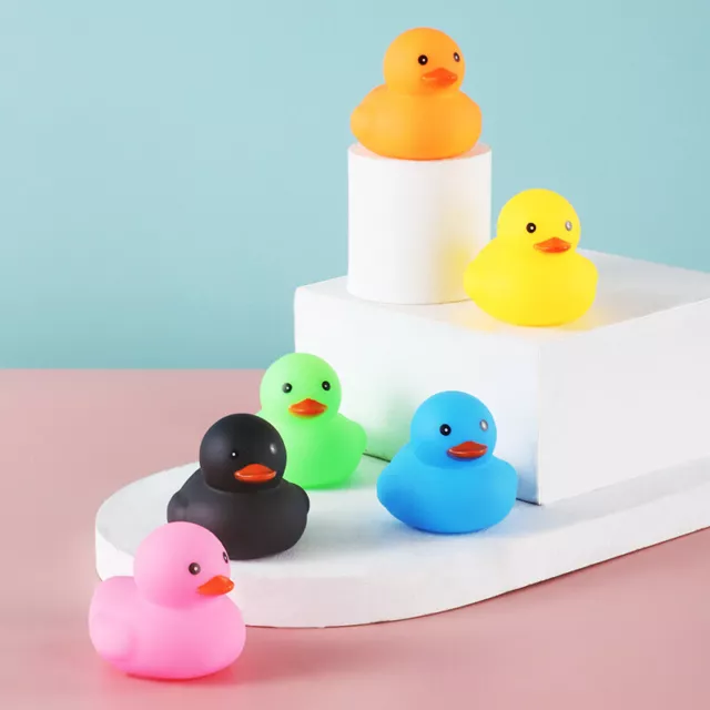 Baby Bath Toys Cute Colored Little Yellow Duck Baby Gift Bathroom Bathing Du FN4