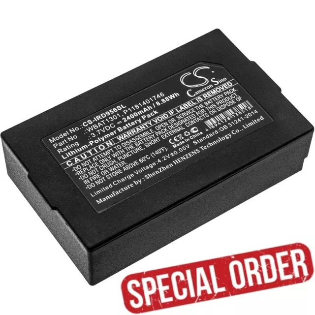 Battery For IRIDIUM P1181401746, WBAT1301, 9560, Go