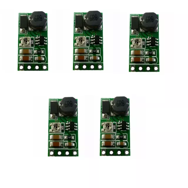 5x DC 3.3V 3.7V 5V to 6V 9V 12V Adjustable Boost Voltage Regulator Power supply