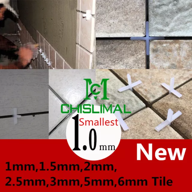 1mm,1.5mm,2mm,2.5mm,3mm,5mm,6mm Tile Spacers Wall & Floor Tile Spacers Easy Use