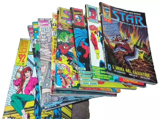 vintage :Stock Lotto  STARMAGAZINE STAR COMICS /R