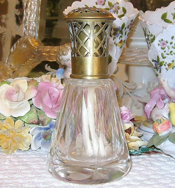 Vintage - Lampe Berger en verre ambré | Art Déco