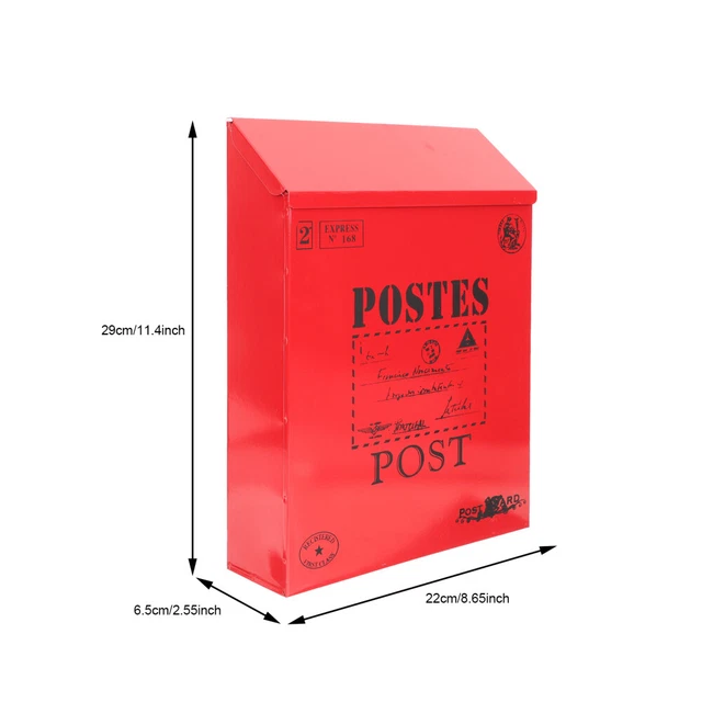 Suggestion Box Wall Mounted Drop Box Wall Letter Box Office Mailboxes Decorate 9